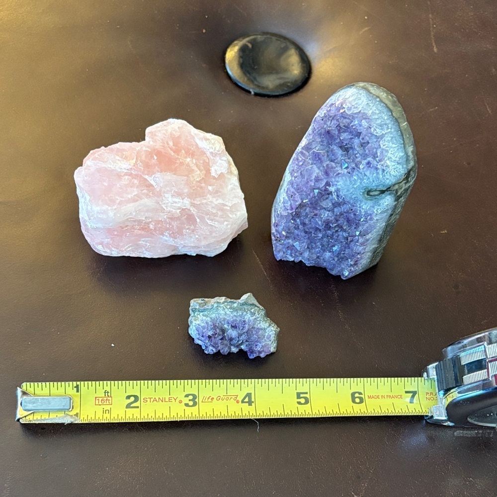 Amethyst and Rose Quartz bundle